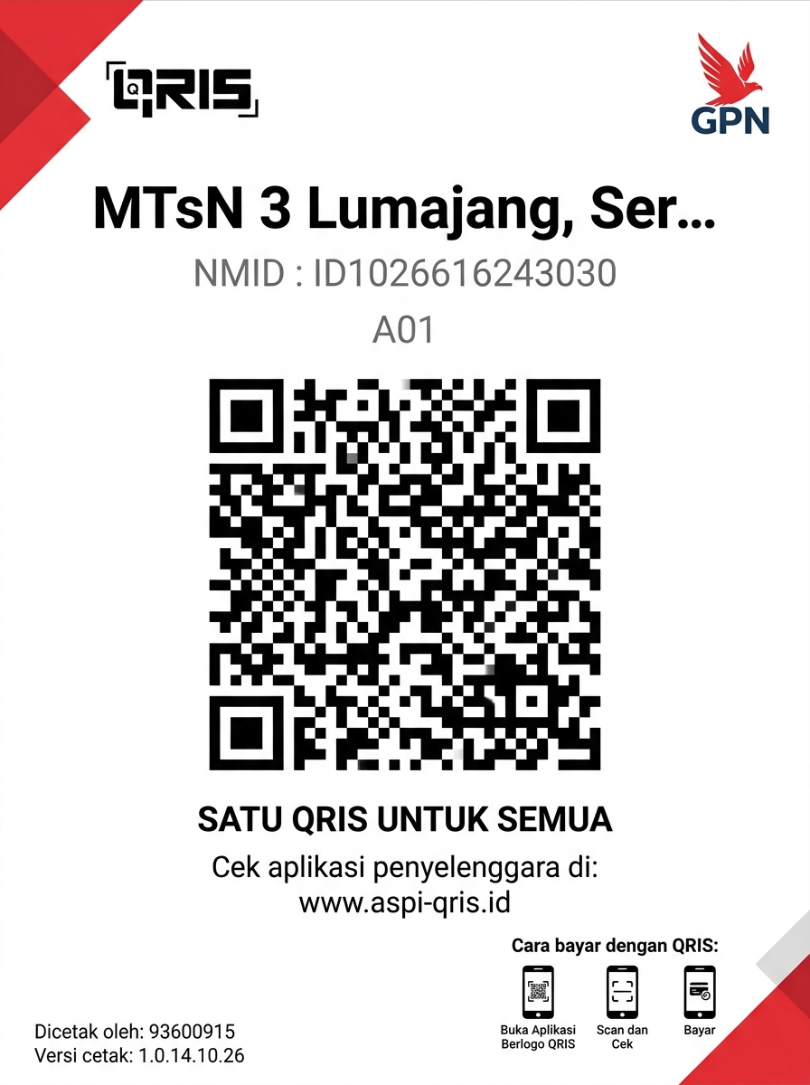 QRIS DANA MTsN 3 Lumajang